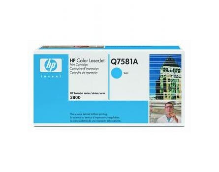 Toner HP Q7581A - originální (Azurový)