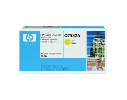 Toner HP Q7582A - originální (Žlutý)