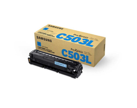Toner Samsung CLT-C503L, SU014A - originální (Azurový)