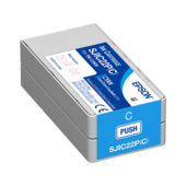 Cartridge Epson SJIC22P(C), C33S020602 - originální (Azurová)