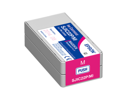 Cartridge Epson SJIC22P(M), C33S020603 - originální (Purpurová)