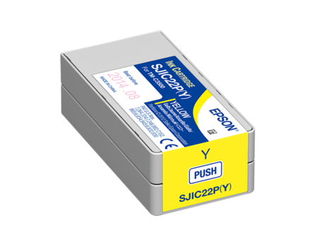 Cartridge Epson SJIC22P(Y), C33S020604 - originální (Žlutá)