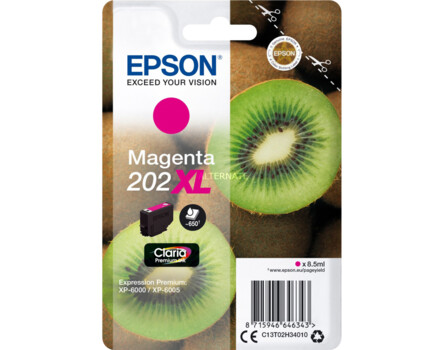 Cartridge Epson 202XL, C13T02H34010 - originální (Purpurová)