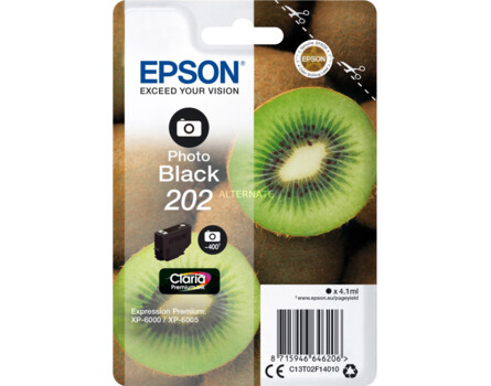 Cartridge Epson 202, C13T02F14010 - originální (Foto černá)