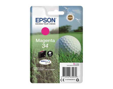 Cartridge Epson 34, C13T34634010 - originální (Purpurová)