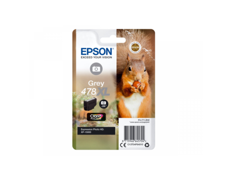 Cartridge Epson 478XL, C13T04F64010 - originální (Šedivá)