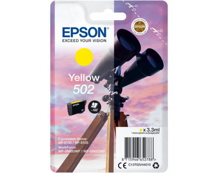 Cartridge Epson 502, C13T02V44010 - originální (Žlutá)
