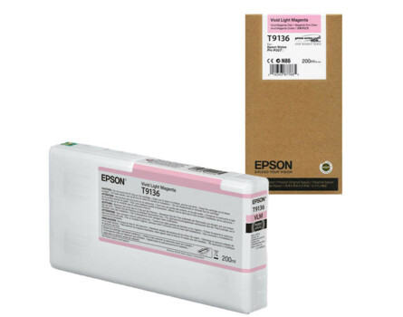 Cartridge Epson T9136, C13T913600 - originální (Světle jasná purpurová)