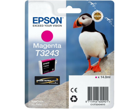 Cartridge Epson T3243, C13T32434010 - originální (Purpurová)