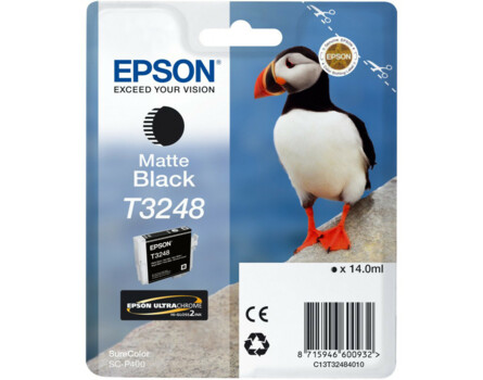 Cartridge Epson T3248, C13T32484010 - originální (Matná černá)
