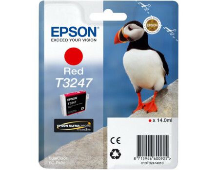 Cartridge Epson T3247, C13T32474010 - originální (Červená)