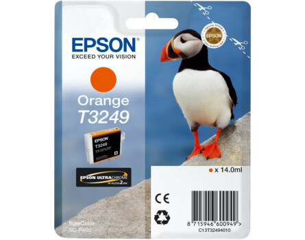 Cartridge Epson T3249, C13T32494010 - originální (Oranžová)