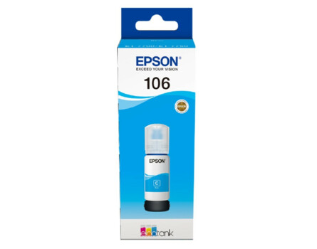 Epson 106, C13T00R240, láhev s inkoustem - originální (Azurová)