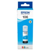 Epson 106, C13T00R240, láhev s inkoustem - originální (Azurová)