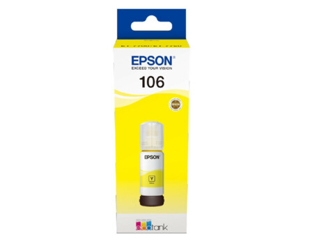 Epson 106, C13T00R440, láhev s inkoustem - originální (Žlutá)
