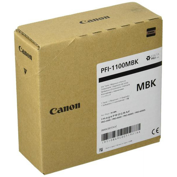 Levně Canon PFI-1100MBK - originální