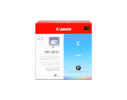 Zásobník Canon PFI-301C, 1487B001 (Azurový) - originální
