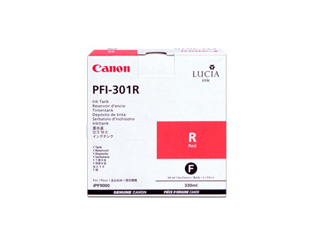 Zásobník Canon PFI-301R, 1492B001 (Červený) - originální