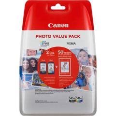 Cartridge Canon PG-545XL + CL-546XL + 50 x Photo Paper GP-501, 8286B006 - originální (Multipack Černá/Barevná)