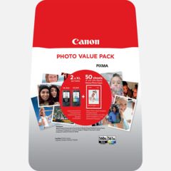 Cartridge Canon PG-560XL, CL-561XL, 3712C004 + 50 x Photo Paper GP-501 - originální (Multipack Černá/Barevná)