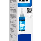 KMP kompatibilní láhev s inkoustem Epson T6732, Epson C13T67324A (Azurová)