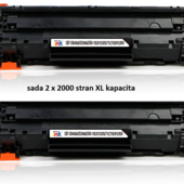 Starink sada 2 tonerů Premium toner HP CB435A, CB436A, CE285A, Canon CRG-712, CRG-725 (Černý)