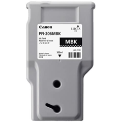 Cartridge Canon PFI-206MBK, 5302B001 - originální (Matná černá)