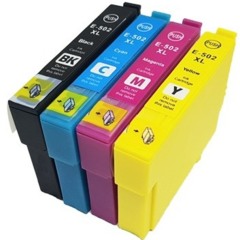 Cartridge Epson 502XL, C13T02W64010 - kompatibilní (Multipack CMYK)