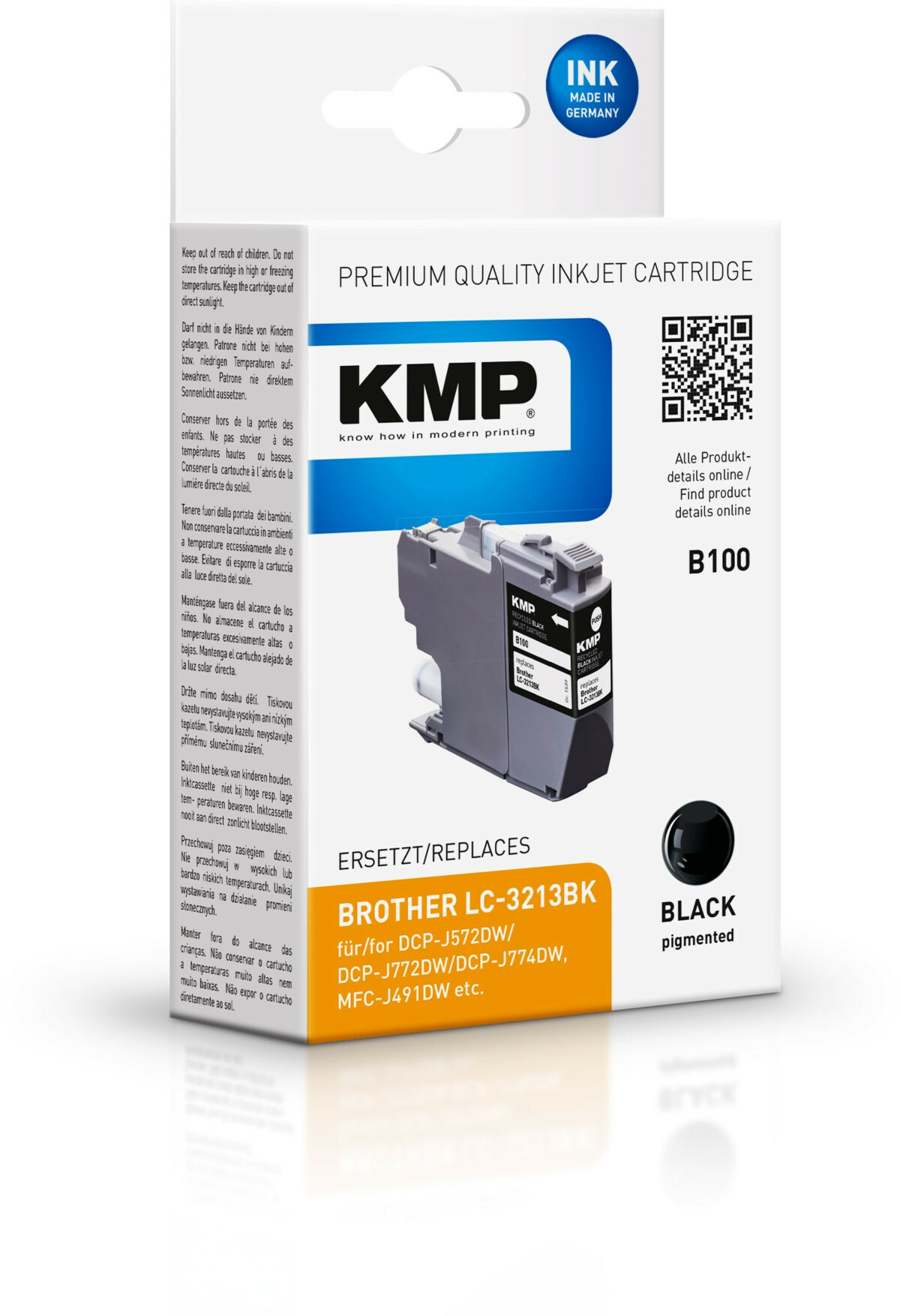 Levně KMP Brother LC-3213 BK - kompatibilní