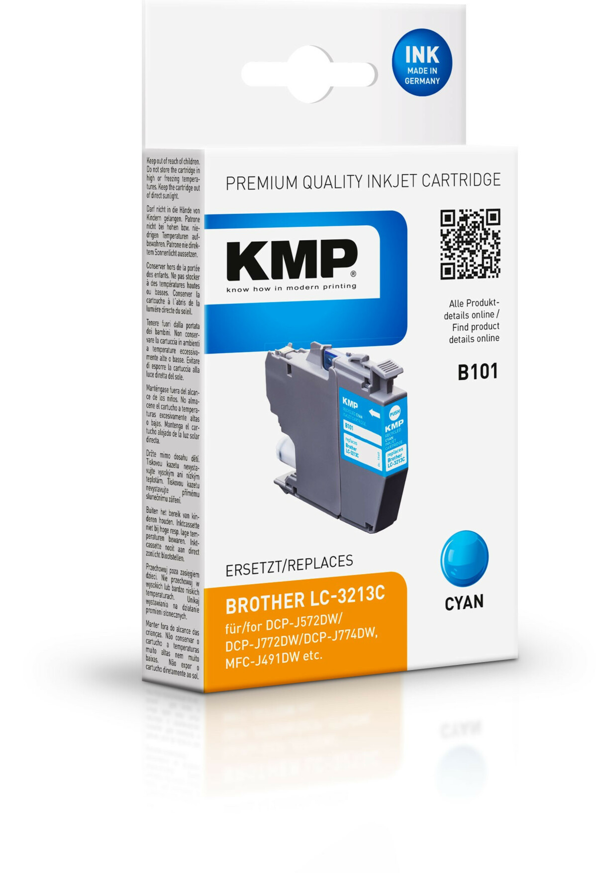 KMP Brother LC-3213 C - kompatibilní