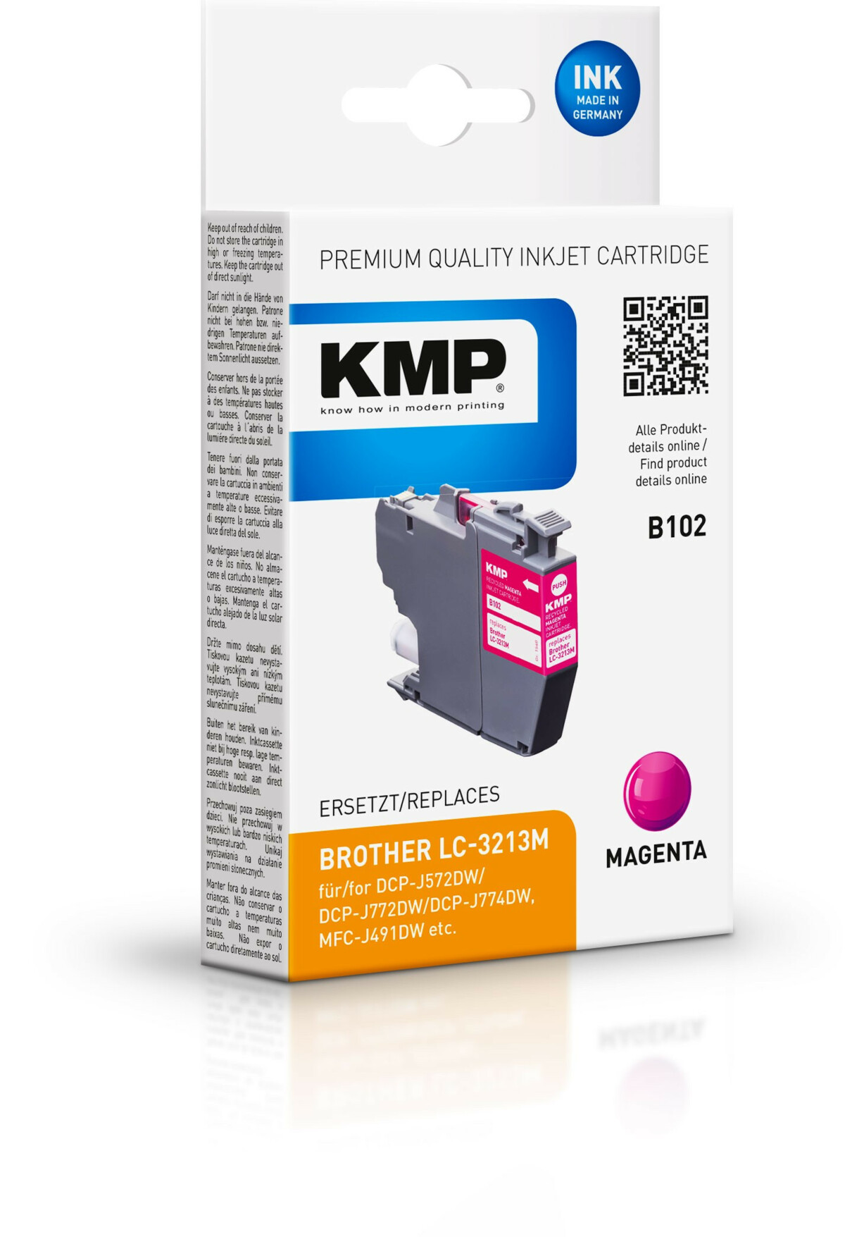 KMP Brother LC-3213 M - kompatibilní