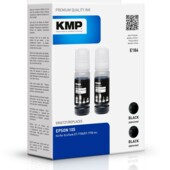 KMP kompatibilní láhev s inkoustem Epson 105, Epson T00Q1 (2x Černá)