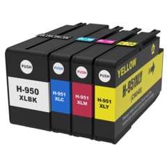 Cartridge HP 950XL + HP 951XL, HP C2P43AE - kompatibilní (Multipack CMYK)