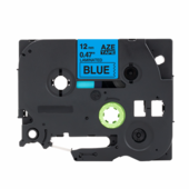 Kompatibilní páska Brother TZ-531 / TZe-531, 12mm x 8m, černý tisk / modrý podklad