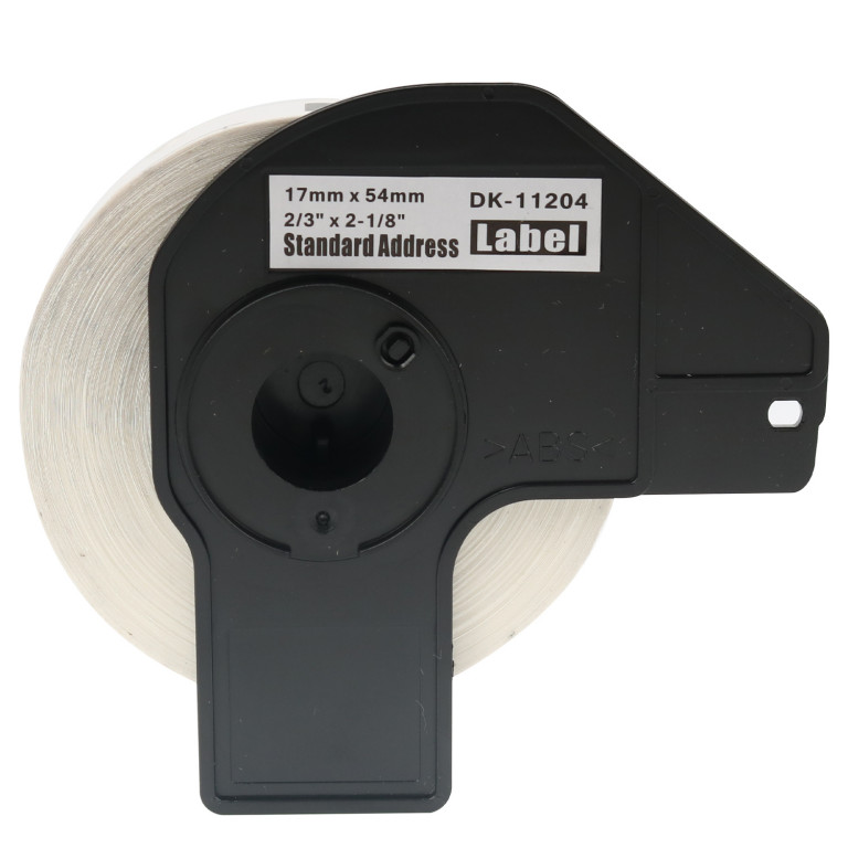 Tonery Náplně Kompatibilní etikety Brother DK-11204, 17mm x 54mm, 400 ks štítků