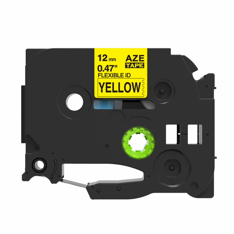 Levně Tonery Náplně Kompatibilní páska Brother TZ-FX631/TZe-FX631 12mm x 8m, flexi, černý tisk/žlutý podklad
