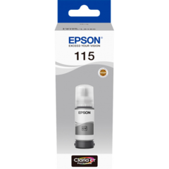 Epson 115, C13T07D54A, láhev s inkoustem - originální (Šedivá)