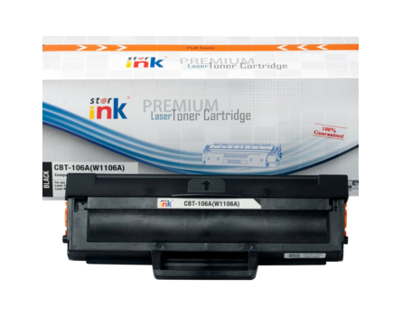 Starink kompatibilní toner HP 106A, HP 106X, HP W1106A XL, W1106X verze 2500 stran BEZ ČIPU (Černý)