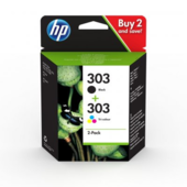Cartridge HP 303, HP 3YM92AE - originální (Multipack Černá/Barevná)