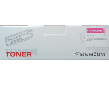 Kompatibilní toner HP 207X, HP W2213X s čipem (Purpurový)