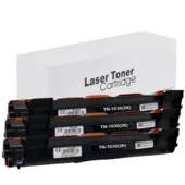 Toner Brother TN-1030 XL, TN-1050 XL, kompatibilní (Černý) 3-PACK
