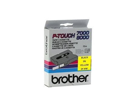 Páska Brother TX-651 - originální (Černý tisk/žlutý podklad)