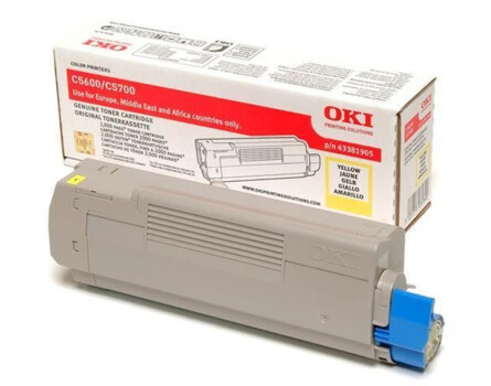 Toner OKI 43381905 - originální (Žlutý)