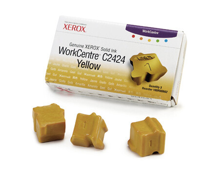 Tuhý inkoust (vosk) Xerox 108R00662 - originální (Žlutý) (3 kostky)