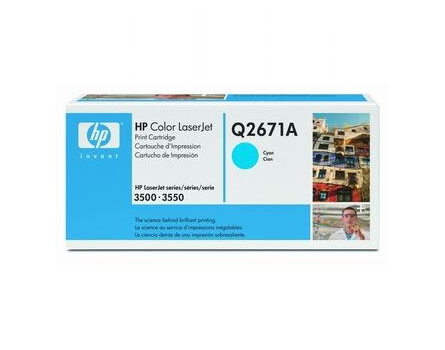 Toner HP Q2671A - originální (Azurový)