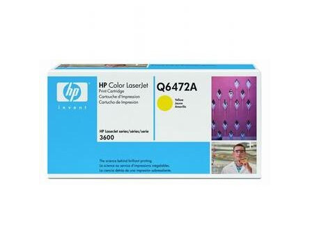 Toner HP Q6472A - originální (Žlutý)