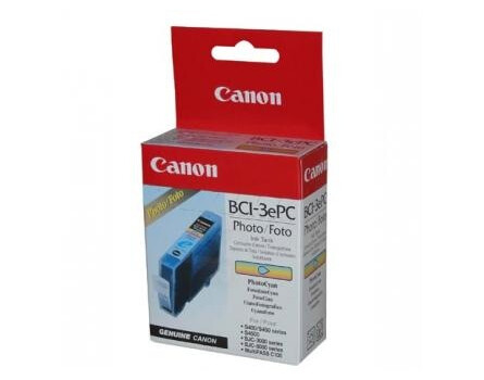 Cartridge Canon BCI-3ePC, 4483A002 (Foto azurová)  - originální