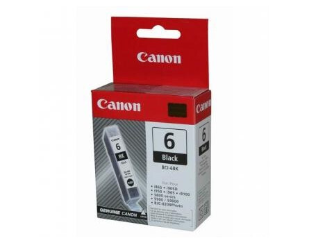 Cartridge Canon BCI-6Bk, 4705A002 (Černá) - originální