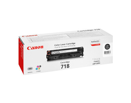 Canon 718, CRG-718, 2662B002 (Černý) - originální