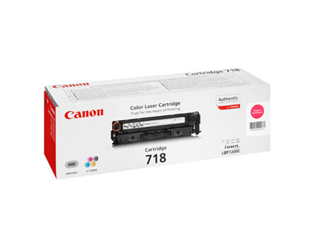 Canon 718, CRG-718, 2660B002 (Purpurový) - originální